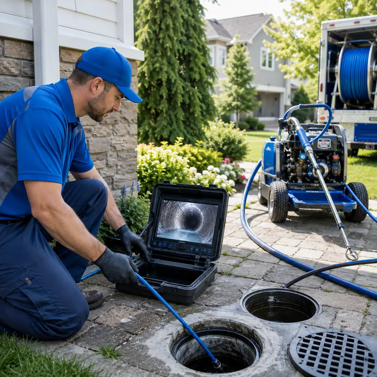 Outdoor drain cleaning professionals serving Tulare, CA
